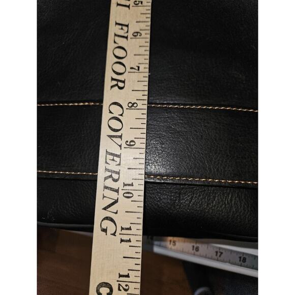 Wilsons Leather Shoulder Crossbody Brown Small Messenger Saddle Bag Travel Work - Picture 8 of 11